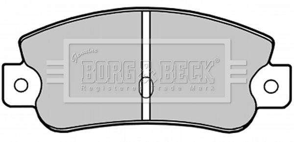 BORG & BECK Bremžu uzliku kompl., Disku bremzes BBP1193